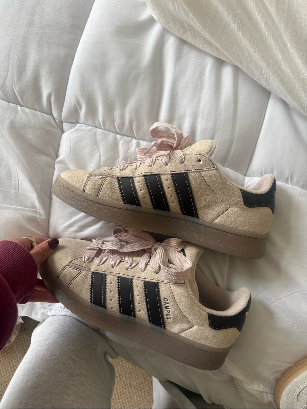 Adidas light pink Campus Sneakers